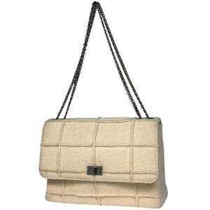 CHANEL White Shoulder Bag